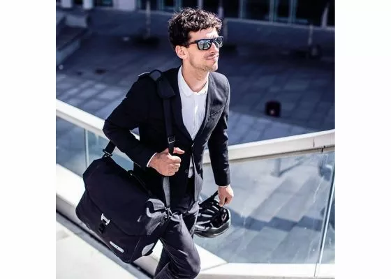 Ortlieb Downtown Two QL2.1 Business Laukku - Musta