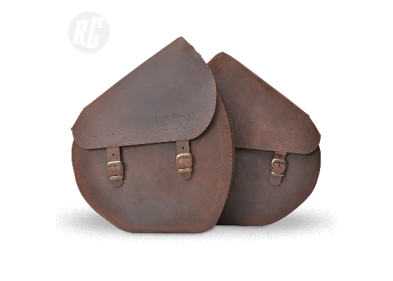 Ruff Cycles Sivulaukku Ruskea Aitoa Nahkaa Vasen