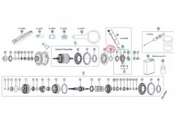 Shimano Lukkorengas Nexus 7 & 8 - Vaihteiselle
