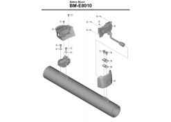 Shimano STEPS Ylempi Kuori Kokonaisuus 300 BM-E8010